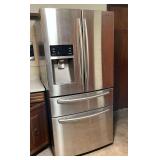 Samsung stainless steel refrigerator Model RF25HMEDBSR Twin Cooling Plus