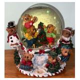 Christmas musical snow globe