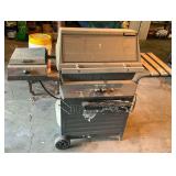 Sunbeam propane grill with side burner