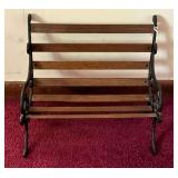 Doll park bench