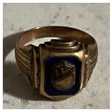 10k class ring, approximately 7 grams.