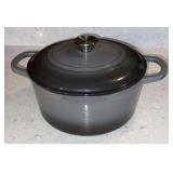 Our Table cast iron enamel coated dutch oven