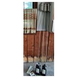 3 Tiki torches