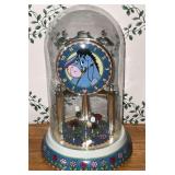 Walt Disney Eeyore anniversary clock, glass globe