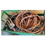Garden hose with sprinkler