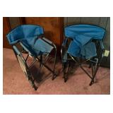 Folding camp chairs