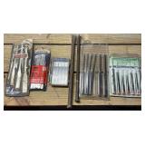 Craftsman chisels, punches, mini screwdrivers, etc.