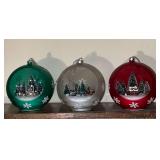 3 animated Mr. Christmas Inc bulbs in original boxes