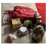 Coleman lantern, canteen, The Mount Blanc No. 240 pack