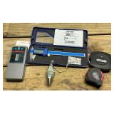 Cen-Tech calipers, Stanley tape, stud sensor