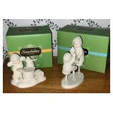 Pair of Dept. 56 Snowbabies, "Sweeter When Shared"