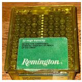 Remington .22LR hollow point ammunition