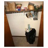 Baskets, cards, wrapping paper, hangers, wreath, etc.
