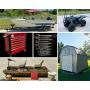 July Micro Auction Featuring MAC Tools Cart, 1964 Starcraft Boat, 2004 Yamaha ATV & Bass Tracker Boat w/ Trolling Motor