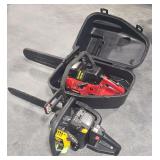 Sears Craftsman chainsaw with case, McCulloch chainsaw