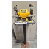 DeWalt 6” Bench Grinder on stand