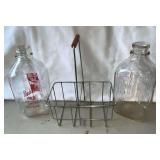 Randolph Dairy milk bottle, plain milk bottle