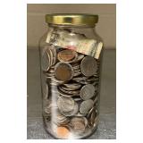 Jar of spending coins