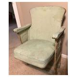 Heywood-Wakefield metal framed theater seat