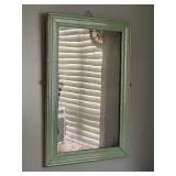 Antique framed mirror