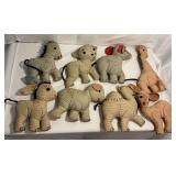 Vintage stuffed animals