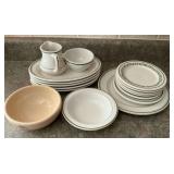 Buffalo china and other pieces