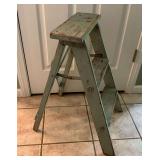 Wooden step stool