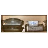 Pyrex and Corning Ware casserole dishes
