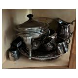 Silverplate serving pieces