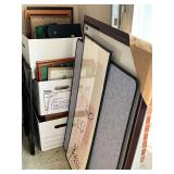 Large assortment of frames