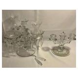 Candelabra with epergne and candlesticks