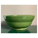 Over and Back Yellow Ware crock bowl