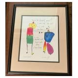 Kindred Spirits 12" x 15" framed print