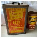 Temple Stephens Best Brand Motor Oil 5-gallon can