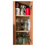 Assorted coffee cups and glassware
