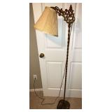 Vintage floor lamp, 59" T.