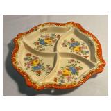 Hand painted Japan No. 2748 divided dish