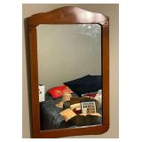 Wall mirror 21" W x 33 1/2" T.