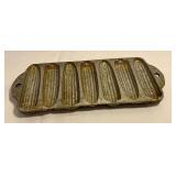 Cast aluminum corn stick pan
