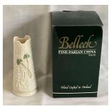 Belleek vase in original box