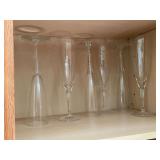 6 champagne flutes