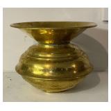 Brass spittoon