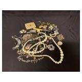 Costume jewelry, mostly vintage