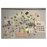 Assorted U.S. postage stamps, unused