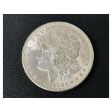 1921 Morgan silver dollar