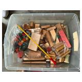 Collection of wooden blocks