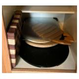 Cutting boards and lazy susan