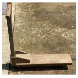 Antique wood scooter