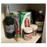 Boost, Martini mix, Vinegar, etc.
