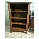 Antique wooden bookcase